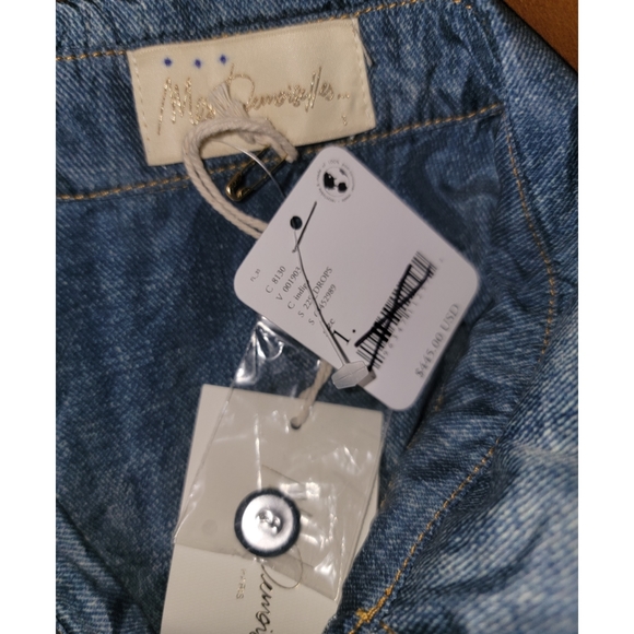 FREE PEOPLE Mes Demoiselles Coat Drops  Puffy Shirt Jacket Sz 1 - Picture 5 of 6